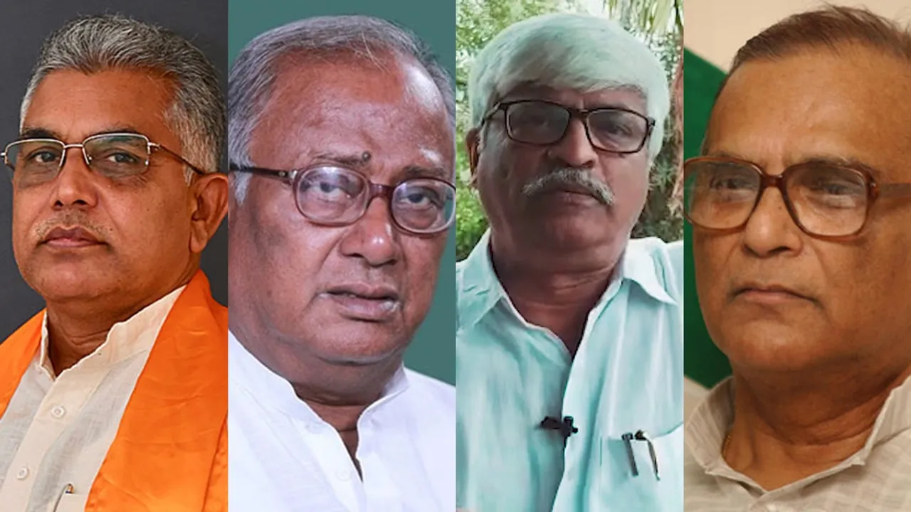 separate north-bengal dermand dilip ghosh counter by tmc cpm congress