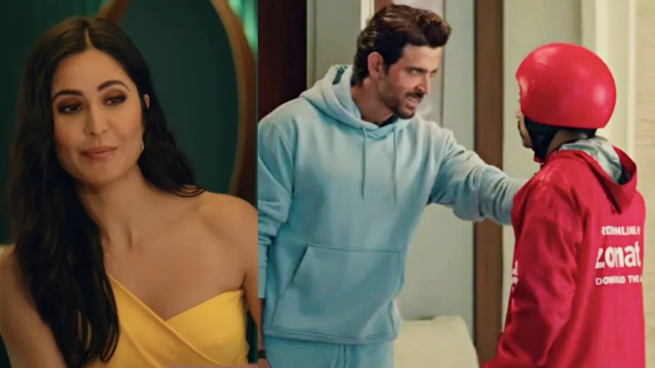 Hrithik Roshan, Katrina Kaif, Zomato, Zomato ad, bollywood, হৃতিক রোশন, ক্যাটরিনা কাইফ, জোম্যাটো, bengali news today