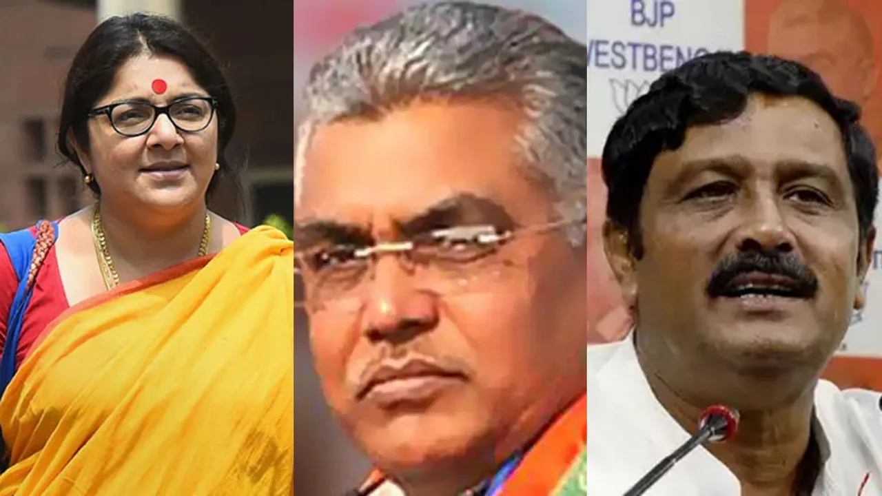 locket chatterjee rahul singha oppose dilip ghoshs separate north-bengal state demand