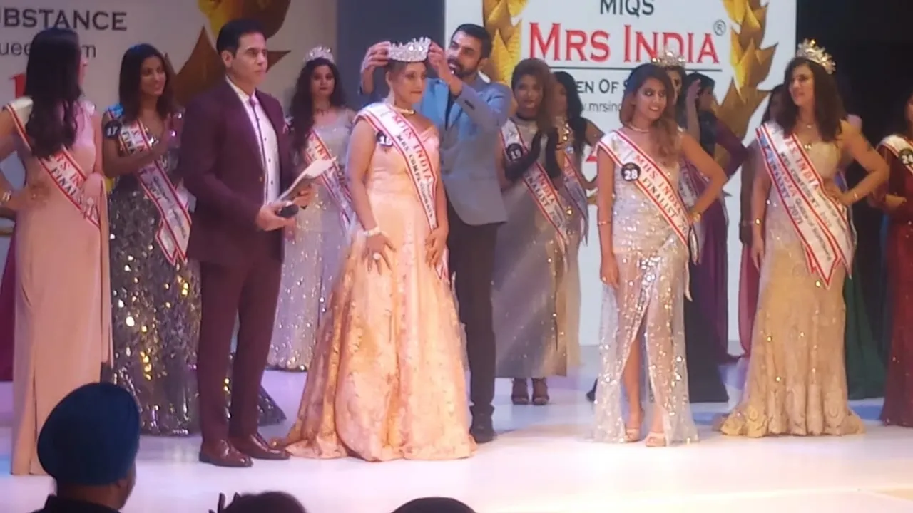 Pamela Paul Das won mrs India in terms of beauty