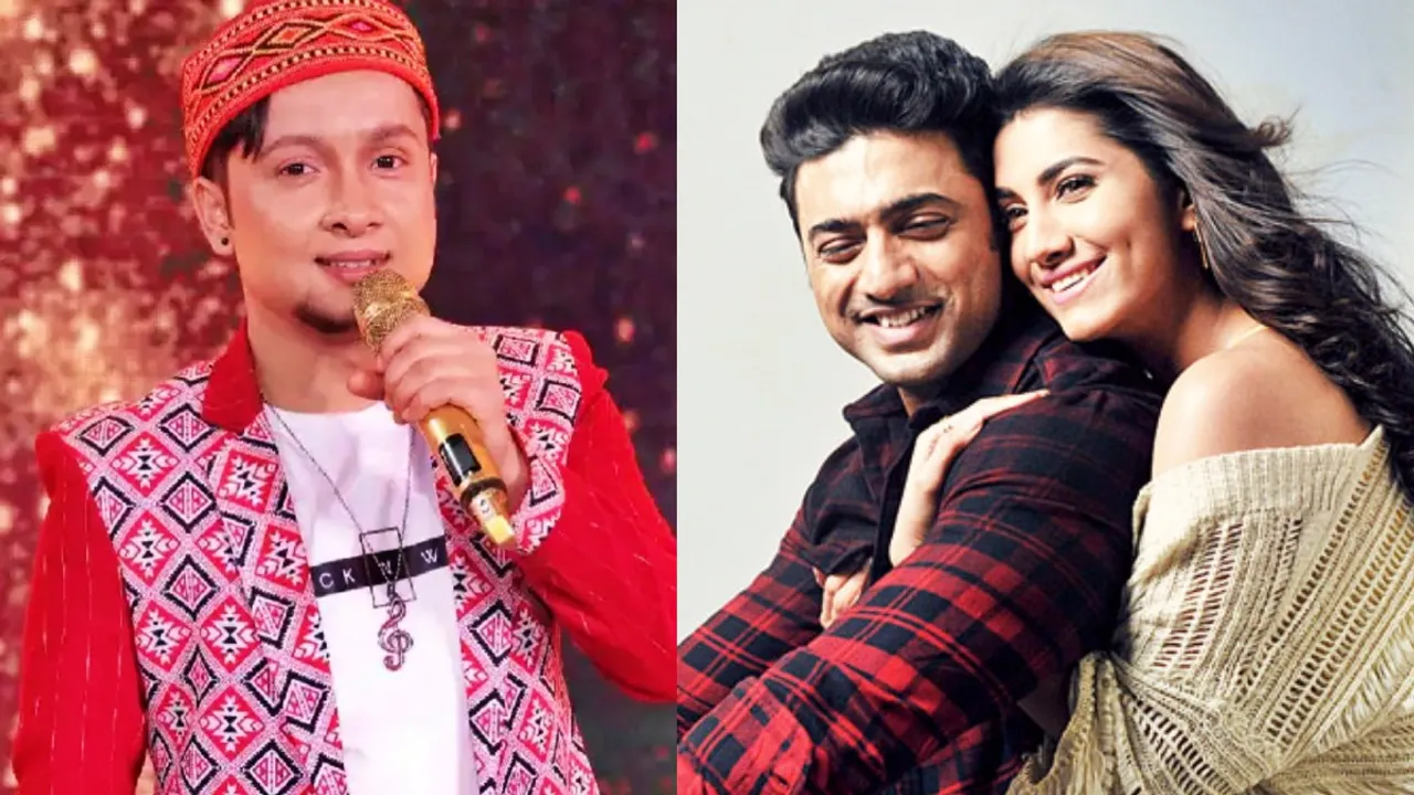 Pawandeep Rajan, Dev, Pawandeep Rajan sing in Dev's film, Kidnap, Rukmini Maitra, Indian Idol 12, পবনদীপ রাজন, দেব-রুক্মিণী, দেব, কিডন্যাপ
