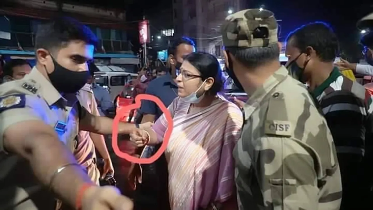 priyanka tibrewal bring molested physical assault charges against kolkata police dc south akash magharia