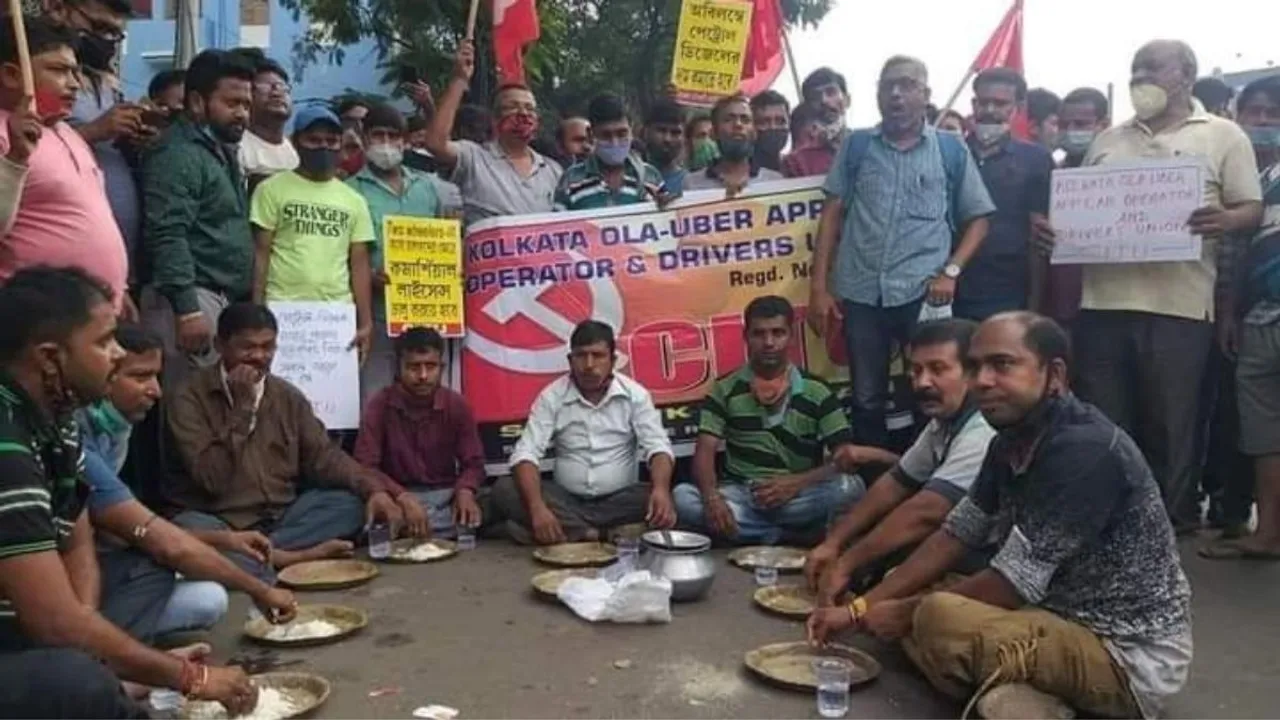 Fuel Price, Kolkata protest, App Cab