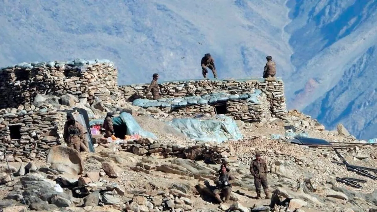 China Troop at LAC