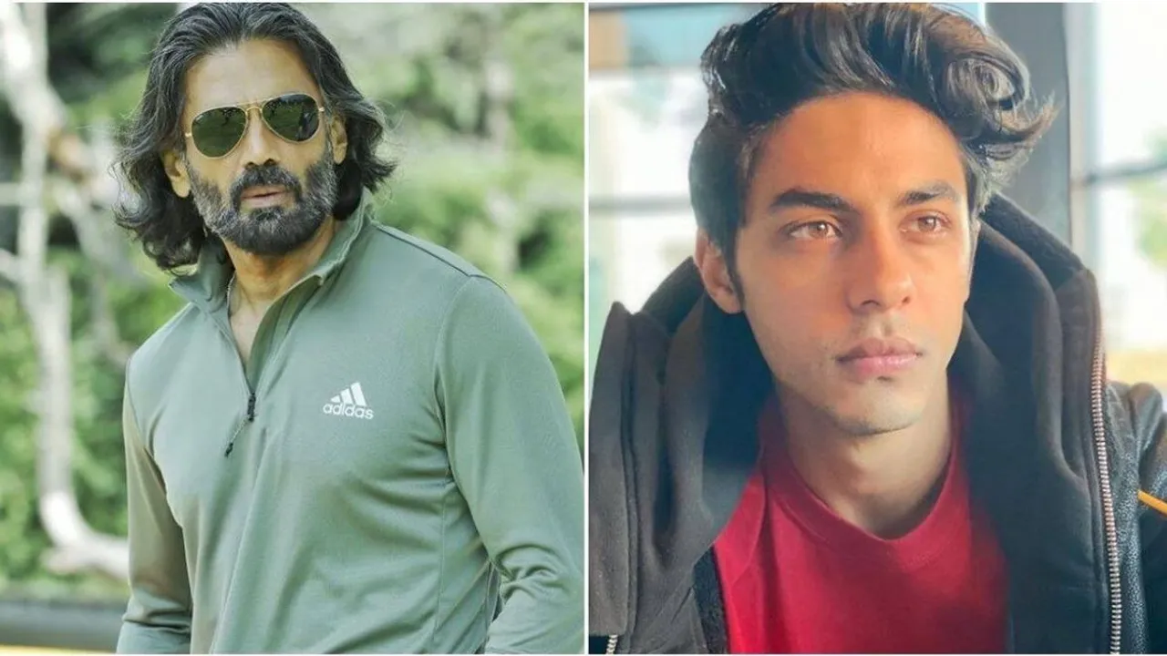 Aryan Khan Sunil Shetty SRK