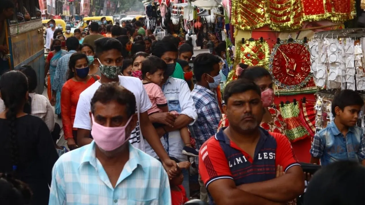 Durga Puja 2021 Shopping Corona