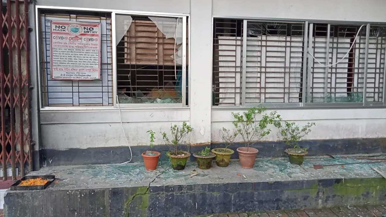 ISKCON temple & devotees were violently attacked by a mob in Noakhali, Bangladesh