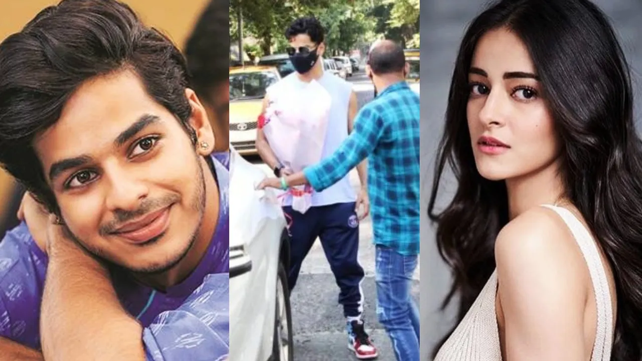 Ishaan Khatter, Ananya Panday, NCB, Ishaan Khatter visits Ananya Panday, ঈশান খট্টর, অনন্যা পাণ্ডে, অনন্যার সঙ্গে দেখা করতে গেলেন ঈশান, bollywood, bengali news today