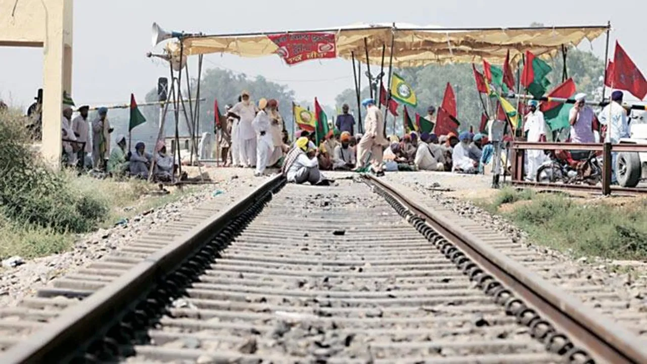 lakhimpur Violence farmers for rail roko on Oct 18