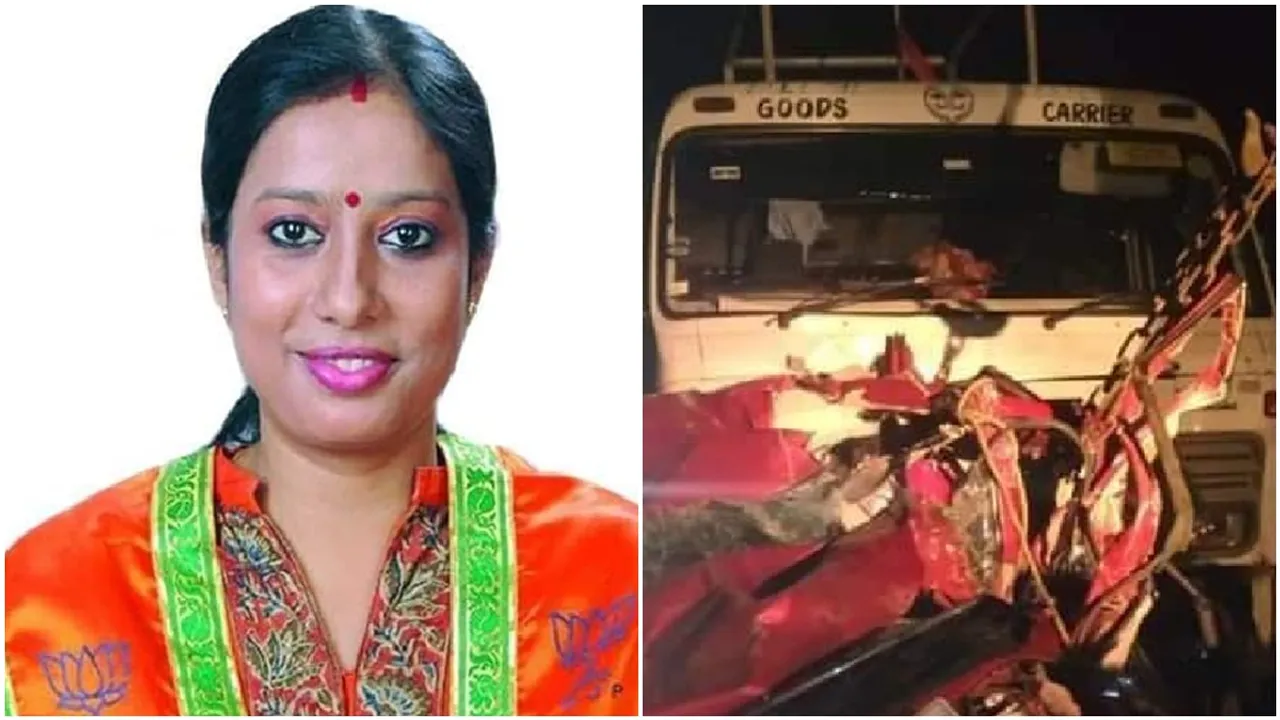 Bjp ward co ordinator tista biswas died is an accident at tamluk