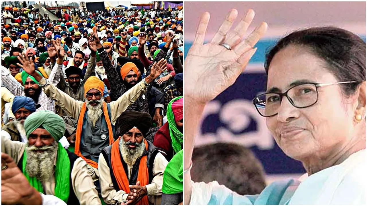 Cm Mamata Banerjee congratulates farmers because of withdrawal controversial new three farm bill