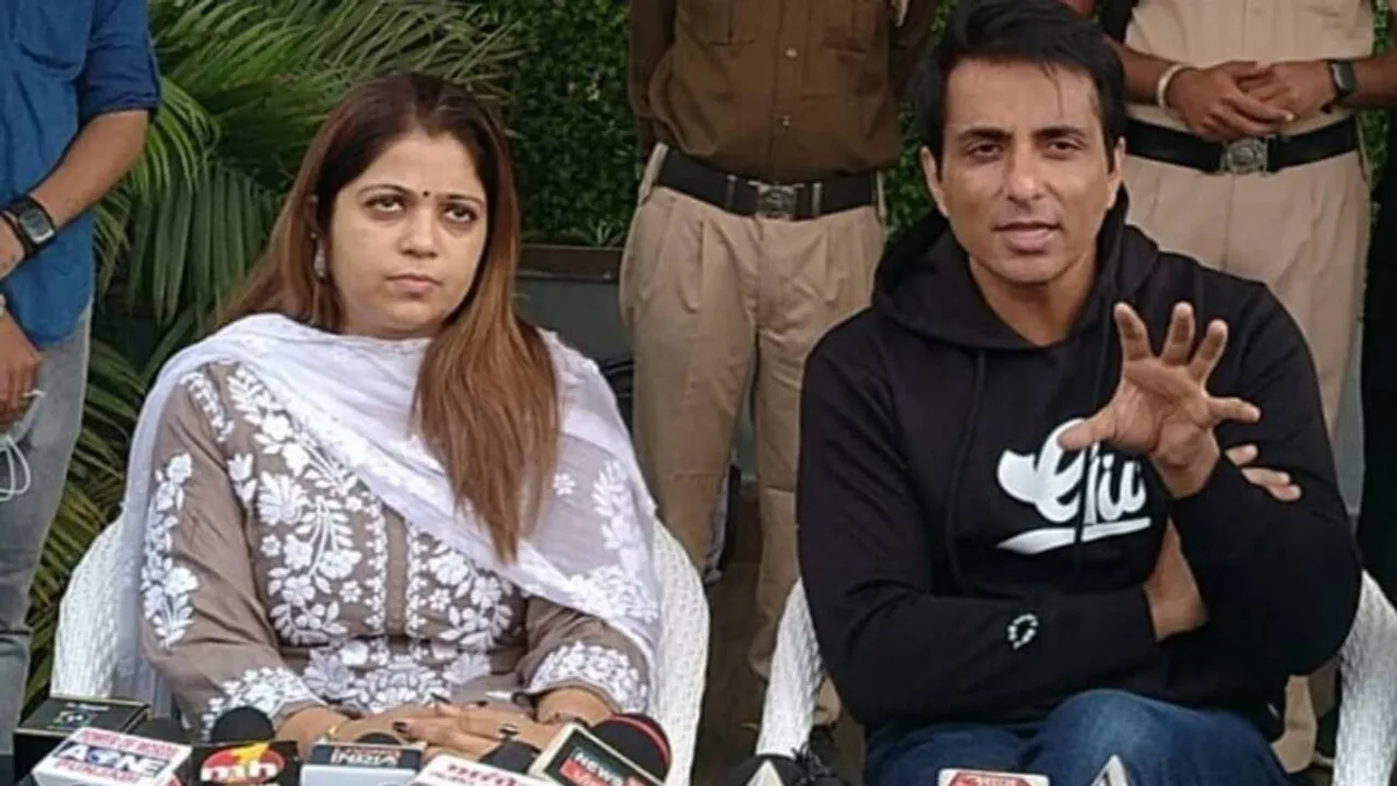 Actor Sonu Sood announces his sister’s political entry
