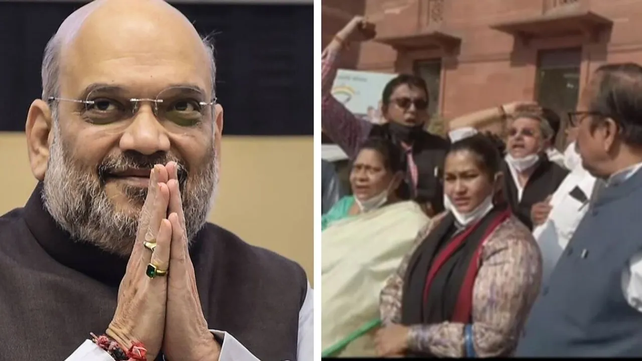 Tripura Violence, TMC, Sit in Protest, Amit Shah
