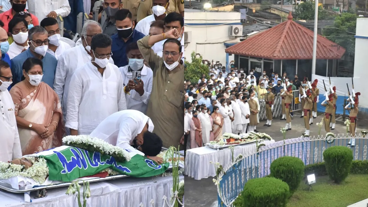 Abhishek Banerjee paid his last respects to Subrata Mukherjee Gaan saluted at Keortala
