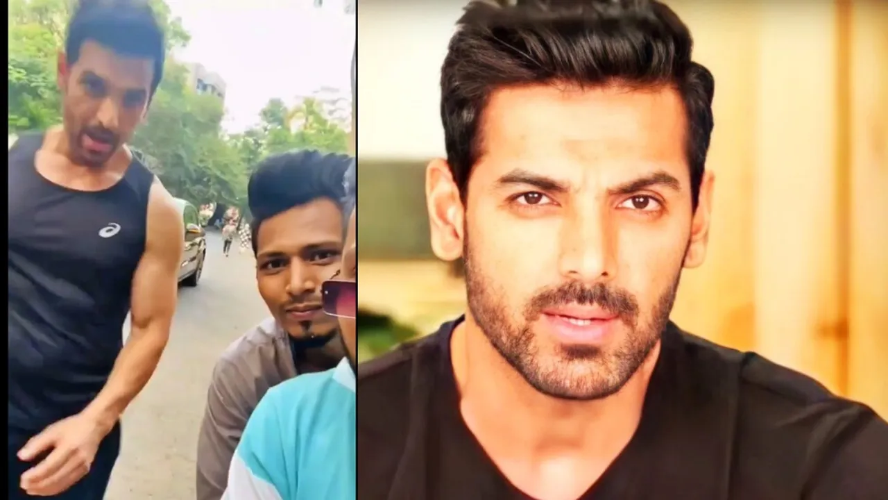 John Abraham, John Abraham viral video, John Abraham fans, bollywood, জন আব্রাহাম, ভক্তের ফোন কাড়লেন জন আব্রাহাম, bengali news today