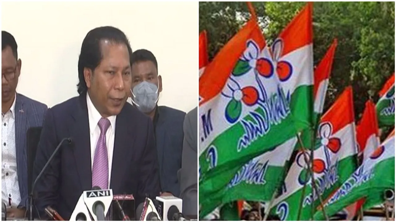 Meghalayas Ex Cm Mukul Sangma including 12 Cong Mla joins Tmc