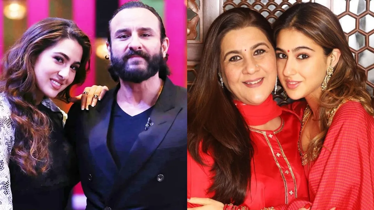 Sara Ali Khan, Saif Ali khan, Amrita Singh, Bollywood, সারা আলি খান, অমৃতা সিং, সইফ আলি খান, সইফ-অমৃতা সম্পর্কে মন্তব্য সারার, bollywood, bengali news today