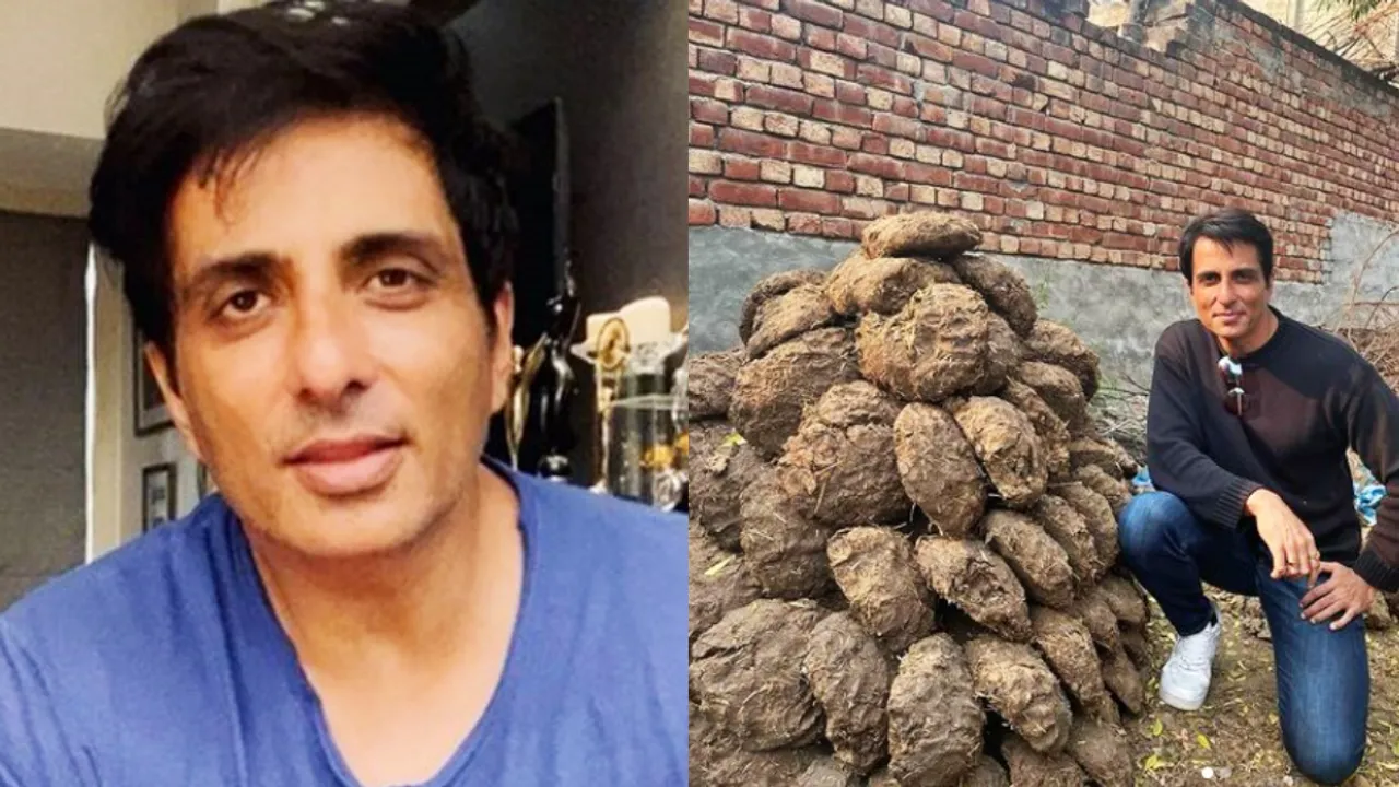 Sonu Sood, Sonu Sood inbetween Cow dung, bollywood, Sonu Sood's post, সোনু সুদ, ভাইরাল সোনু সুদের ছবি, bengali news today