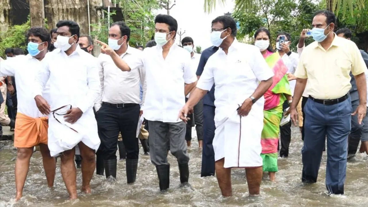 Heavy downpour in parts of Tamil Nadu, CM Stalin visits flood-hit areas of Chennai and Kanchi
