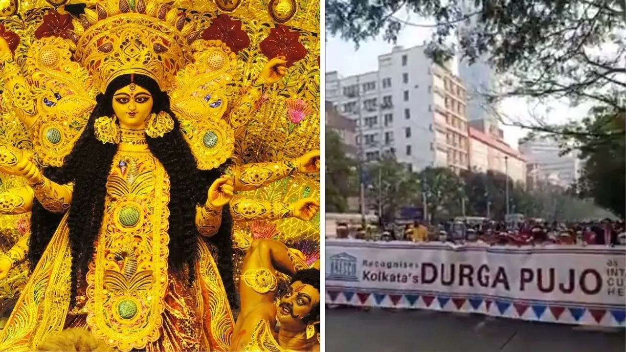 UNESCO, Kolkata Rally, Durga Puja