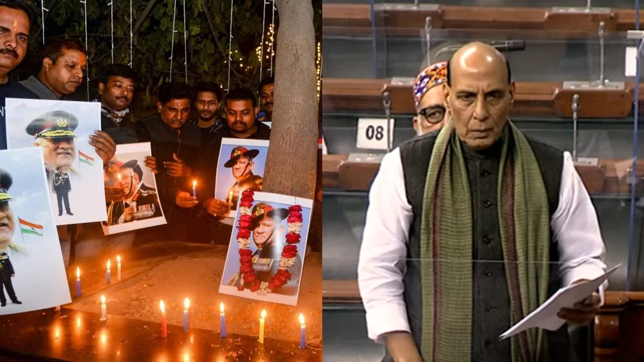 IAF ordered tri-service enquiry into crash says rajnath singh