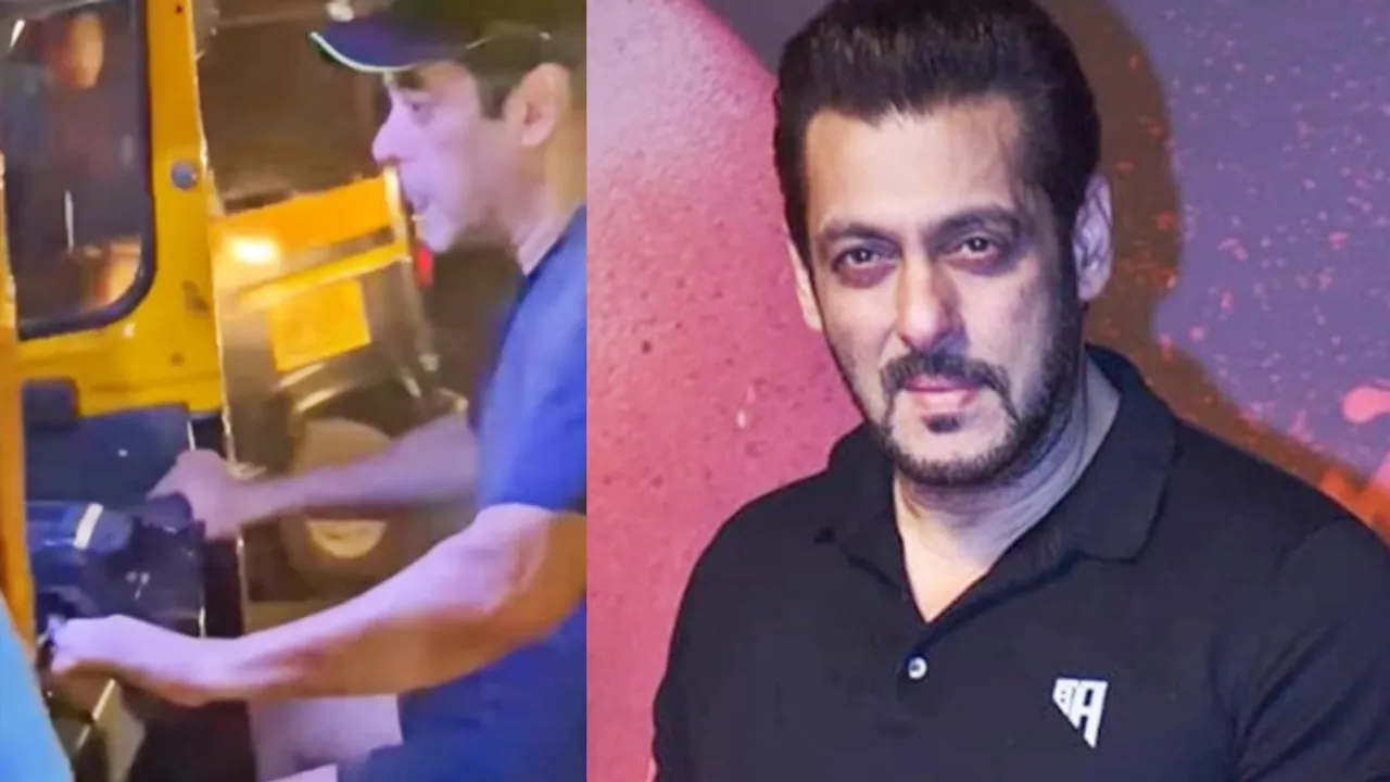 Salman Khan, Salman Khan viral video, সলমন খান, অটো চালালেন সলমন, bengali news today