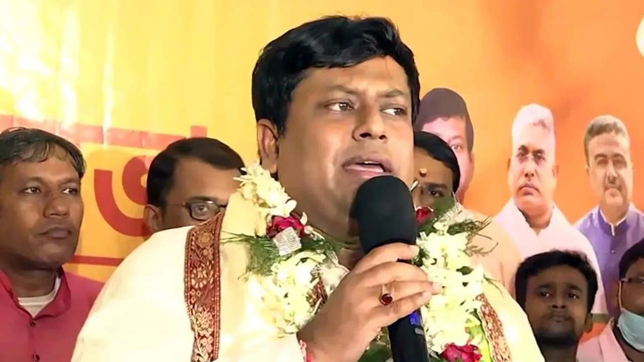 sukanta majumdar called for dharma yudh in bengal for drive out tmc