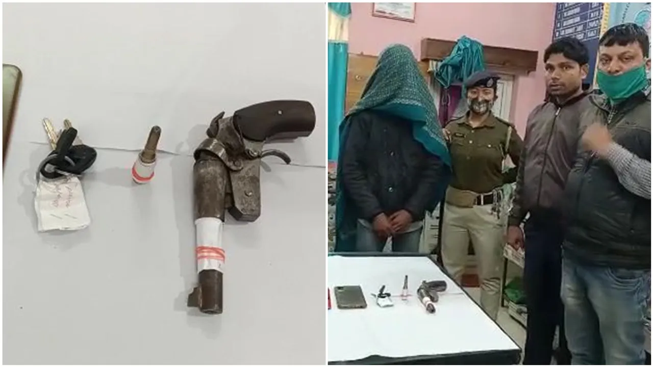 Two youths were arrested with firearms at Chanchole in Malda