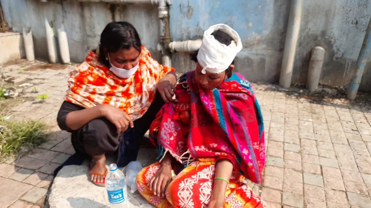 Attempted murder by beating a pregnant woman in Mothabari area of ​​Malda due to family unrest