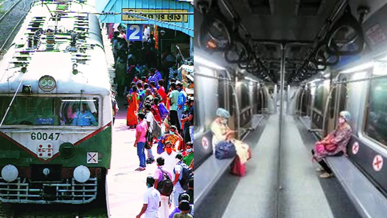local train metro services in new corona restriction