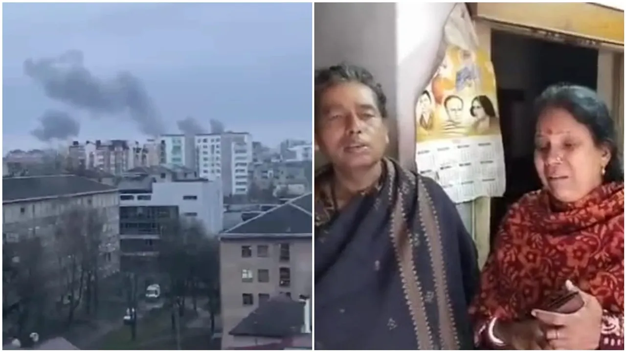 Medical Students Rumki and Jhumki Ganguly, twin sisters from Durgapur, are stranded in Ukraine