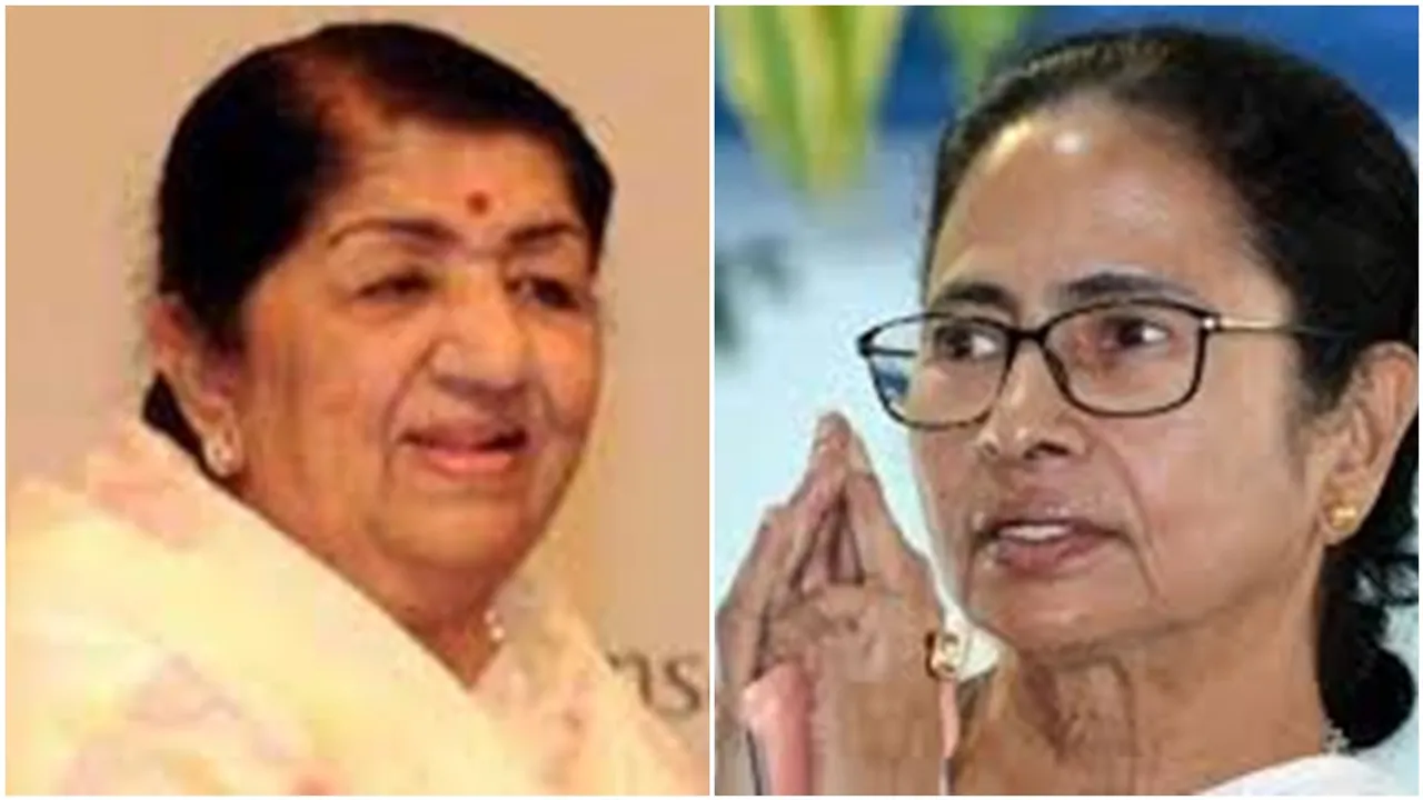 Cm Mamata Banerjee express her condolence in Lata Mangeshkars demise