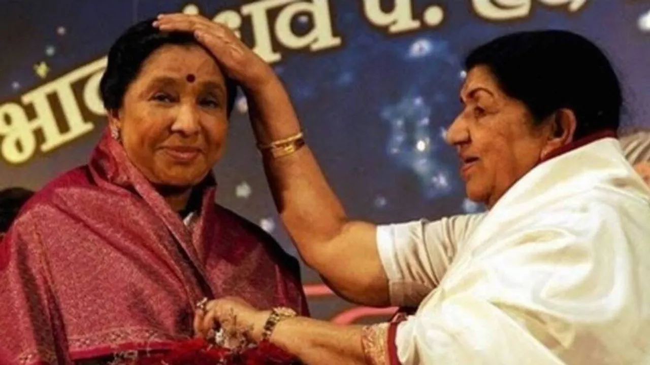 Asha Bhosle shares adorable childhood photo with Lata Mangeshkar