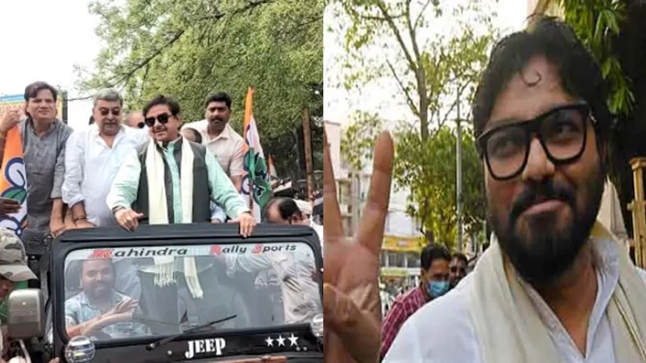 Tmc candidate Babul Supriya and Shatrughna Sinha file their nomination from Ballygunje and Asansol respectively