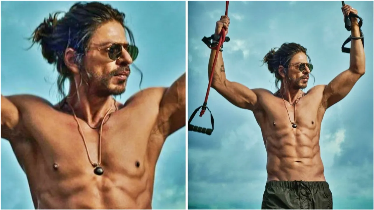 Shah Rukh Khan, Pathaan, SRK Pathaan look, SRK eight pack abs, শাহরুখ খান, শাহরুখের পাঠান লুক, bengali news today