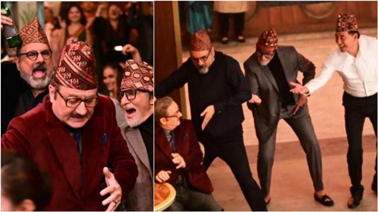 Anupam Kher, Amitabh Bachchan, Boman Irani, Anupam Kher birthday celebration