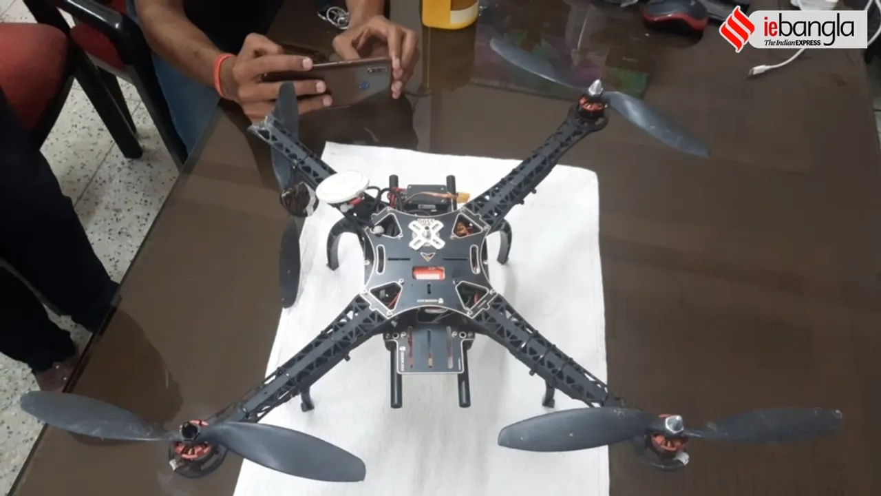 china made drone found in india bangladesh border bonga