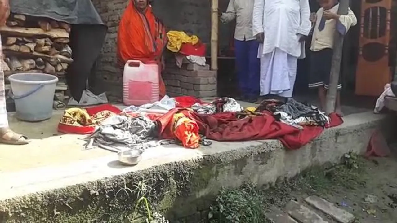 suddenly clothes are burning ghosts panic in malda