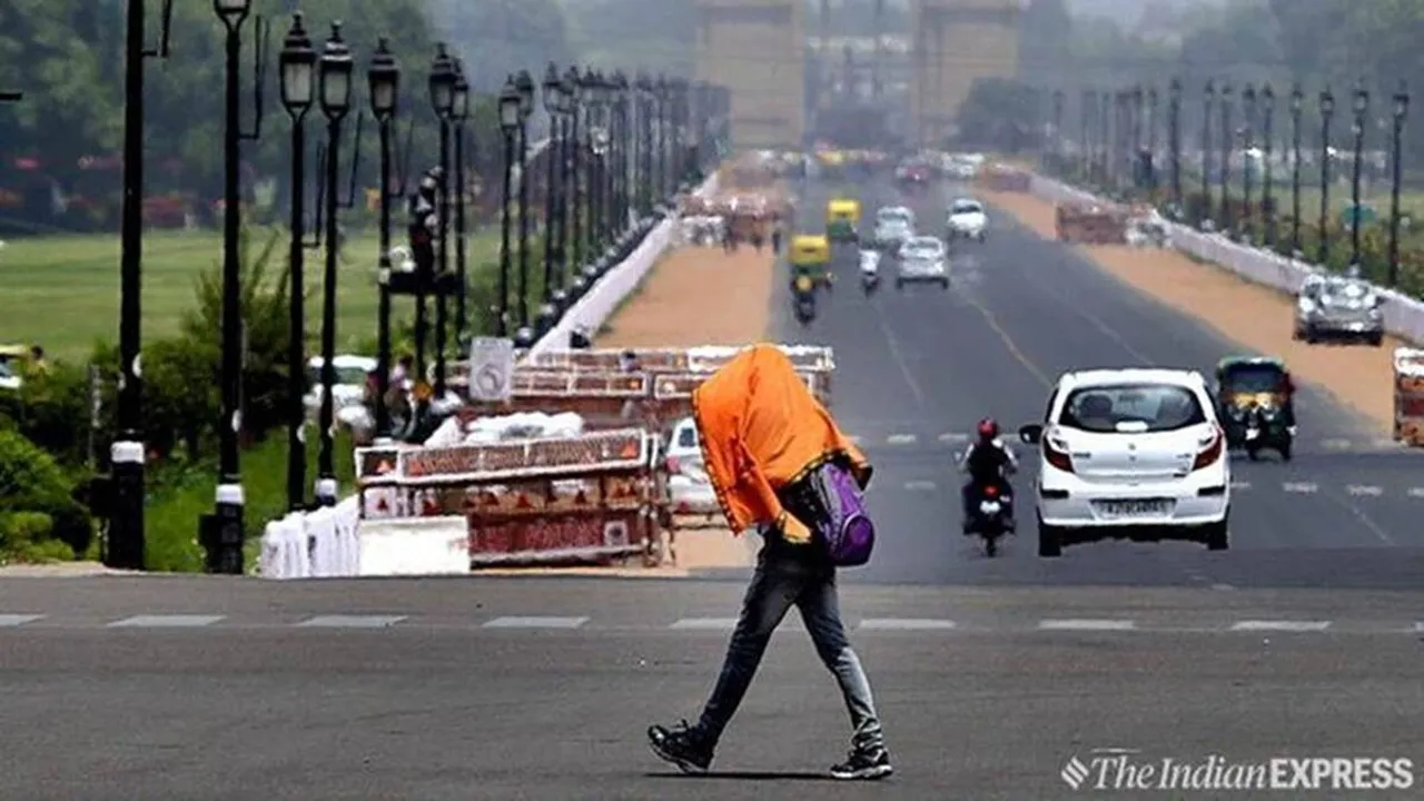 Heatwave in Northwest and Central India in the month of April, below-normal temperatures in South