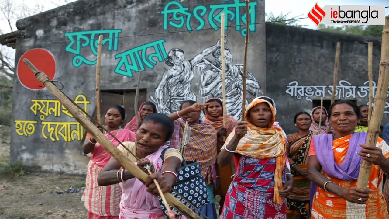 movement of adibasis against deucha pachami coal plant