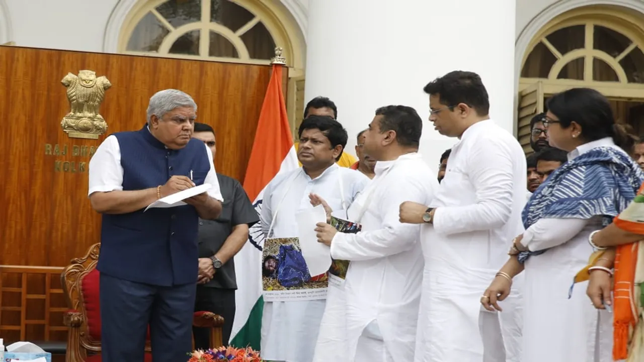 Governor Jagdeep Dhankhar questioned regarding wb govt compensation in rapurhat incident