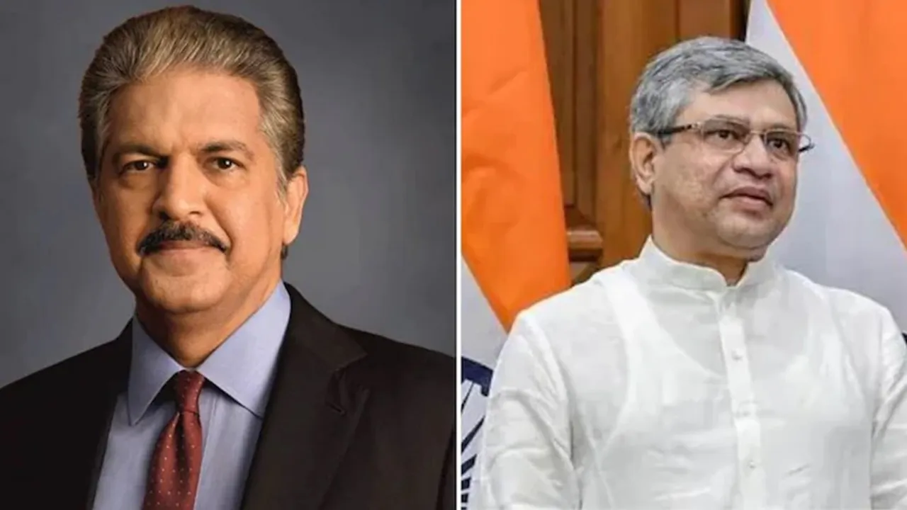 Anand Mahindra gives a shoutout to Rail Minister Ashwini Vaishnaw