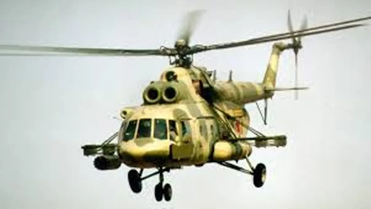 Chopper crashes