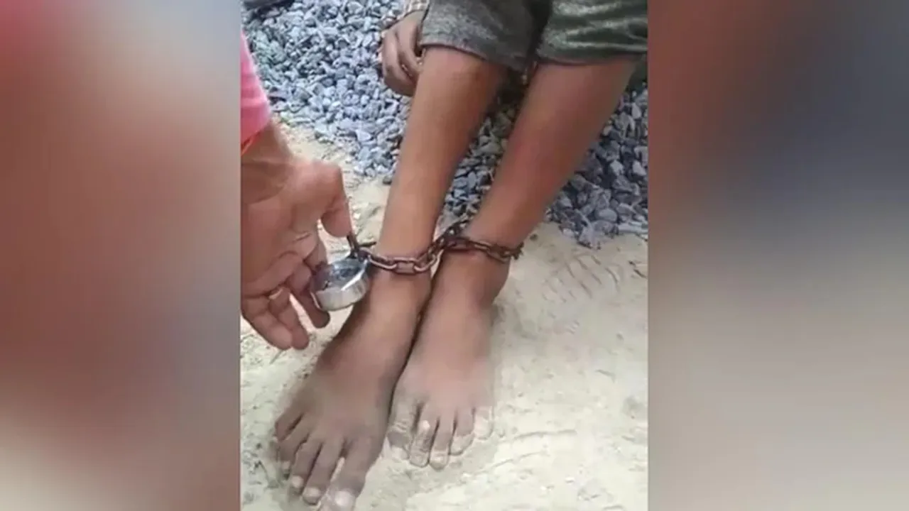 2 boys kept in chains at madrasa