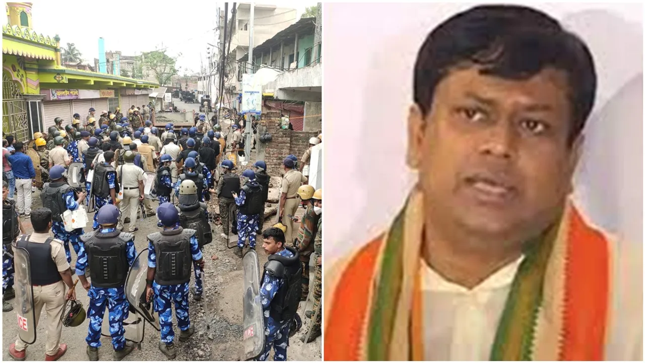 Bjp state president sukanta majumdar arrest on the way of howrah