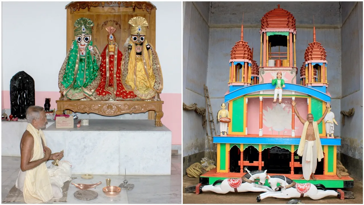 the rope of puri rath was sent from east burdwan kulin villege