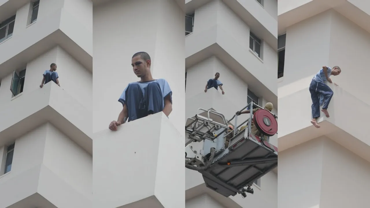 Patient fall down from top of the mallikbazar institute of nuroscience