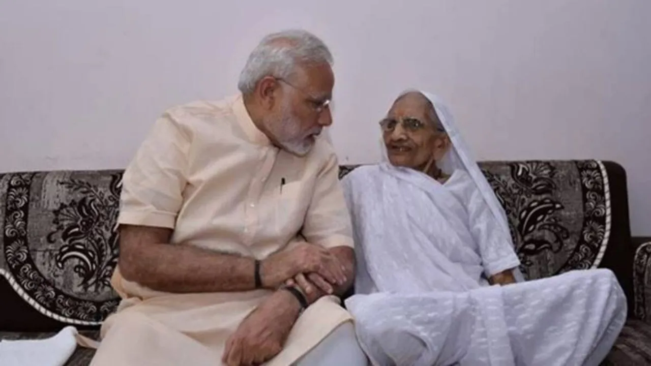 Road in Gandhinagar named after Narendra Modi’s mother