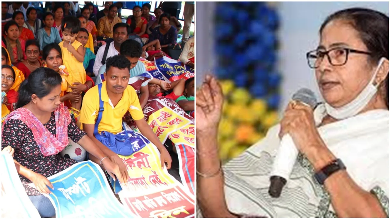 SSC work education and physical education jobseekers hunger strike kolkata