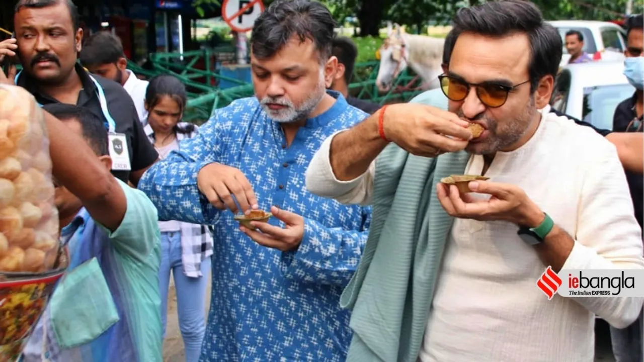 Pankaj Tripathi, Sherdil, Pankaj Tripathi in Kolkata, Srijit-Pankaj, সৃজিত-পঙ্কজ, পঙ্কজ ত্রিপাঠি, শেরদিল, শেরদিল-এর প্রচারে কলকাতায় পঙ্কজ ত্রিপাঠি, সৃজিত মুখোপাধ্যায় , bengali news today